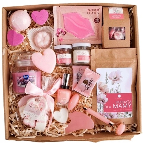 Zestaw Prezentowy Dla Mamy Dzień Matki pielęgnacyjny napar Róża