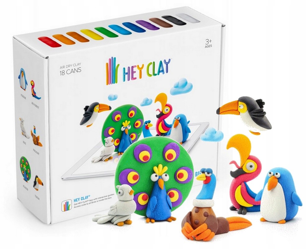 

Hey Clay Masa Plastyczna Ciastolina Ptaki