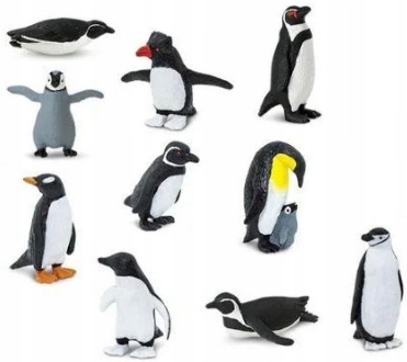 Safari Ltd 761904 Velký set figurek Tučňáci 48 figurek