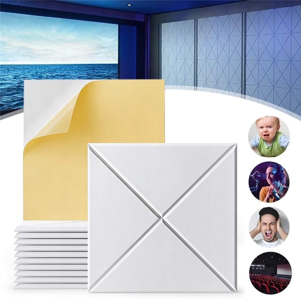 Samolepicí Akustické Panely Do Studia, Akustické Panely Pro Podcasty