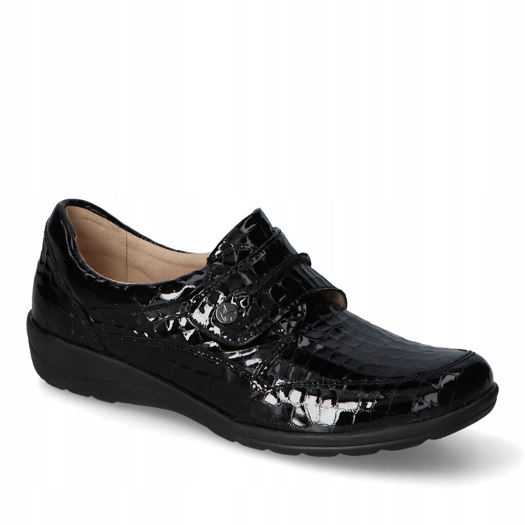 Polobotky Caprice 9-24753-45/014 Černé kroko 41