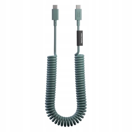 Native Union Pop Cable kabel Usb-c Usb-c, 2,4 m 60W (slate green)
