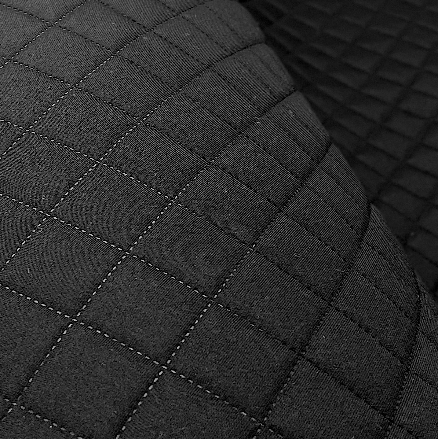 Czarna Oxford Pik 5x5 Tkanina wodoodporna Wytrzymała Materiał obiciowy