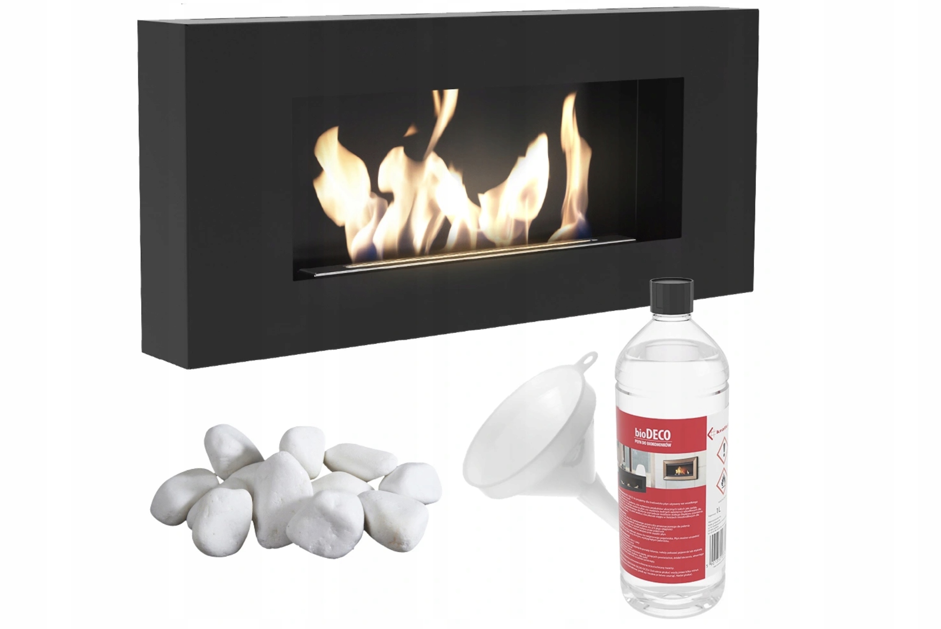 Biokominek 900X400 Delta Flat Viszacy Plaski 12CM Darčeky Lievik Kamene