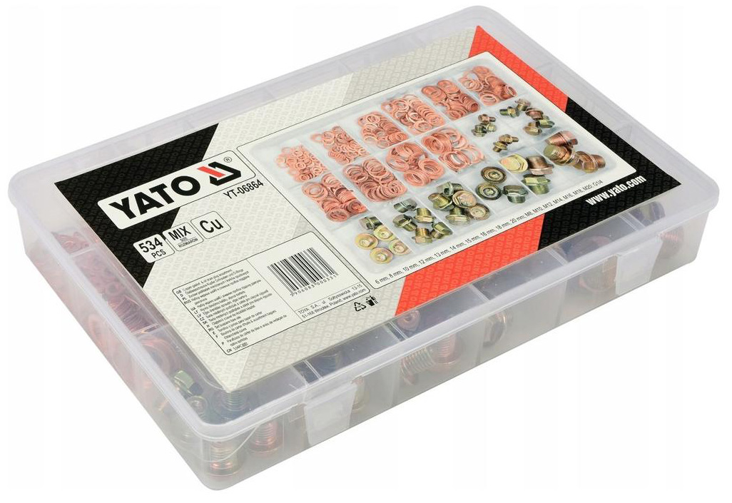 WASHERS AND OIL DRAIN PLUGS 534 PCS