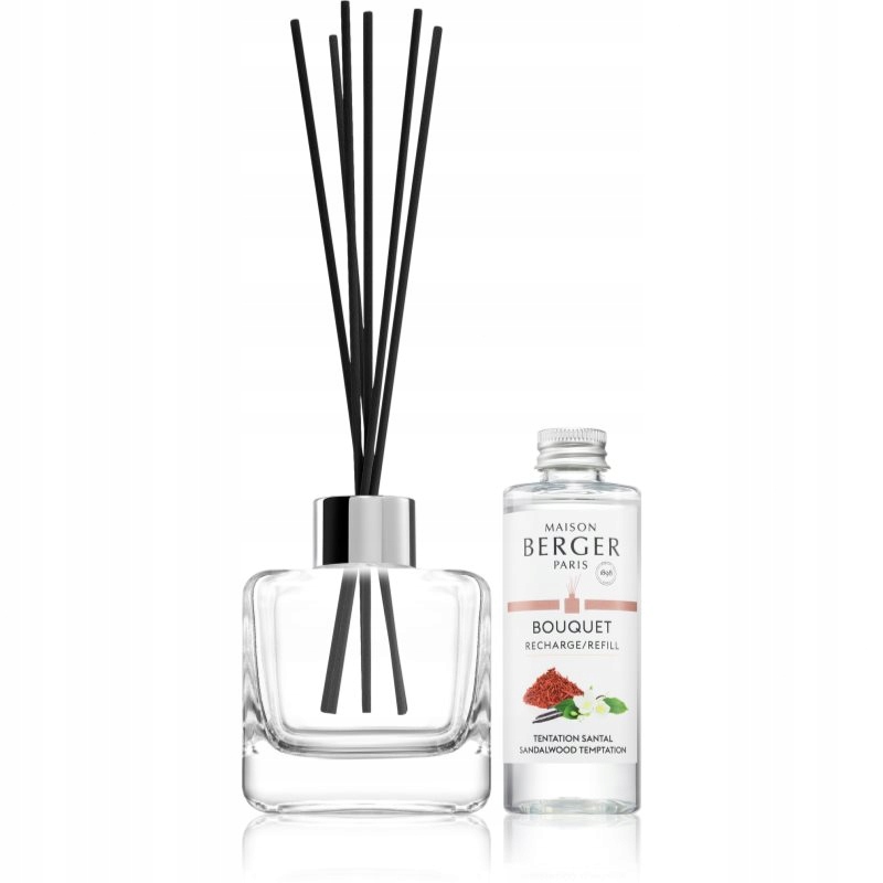 Aroma difuzér Cube a náplň Sandalwood Temptation, 100 ml