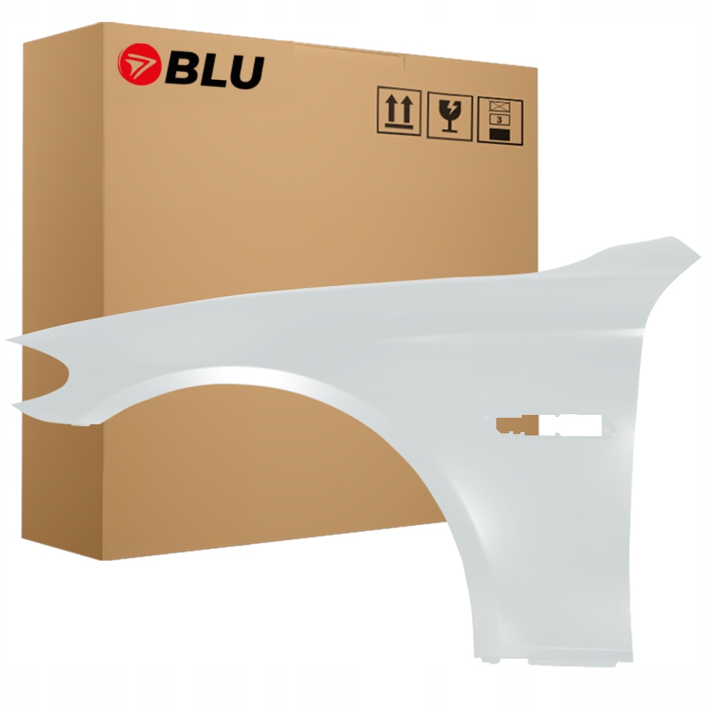 Blu Blatník Bmw 5 F10 F11 354 levý stříbrný 10-17 přední TitaniumSilber