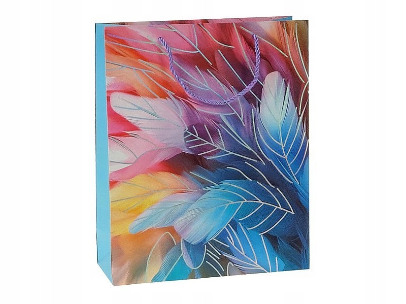 Torebka prezentowa PIÓRKA 32x26x10cm TM80 Marka Adar