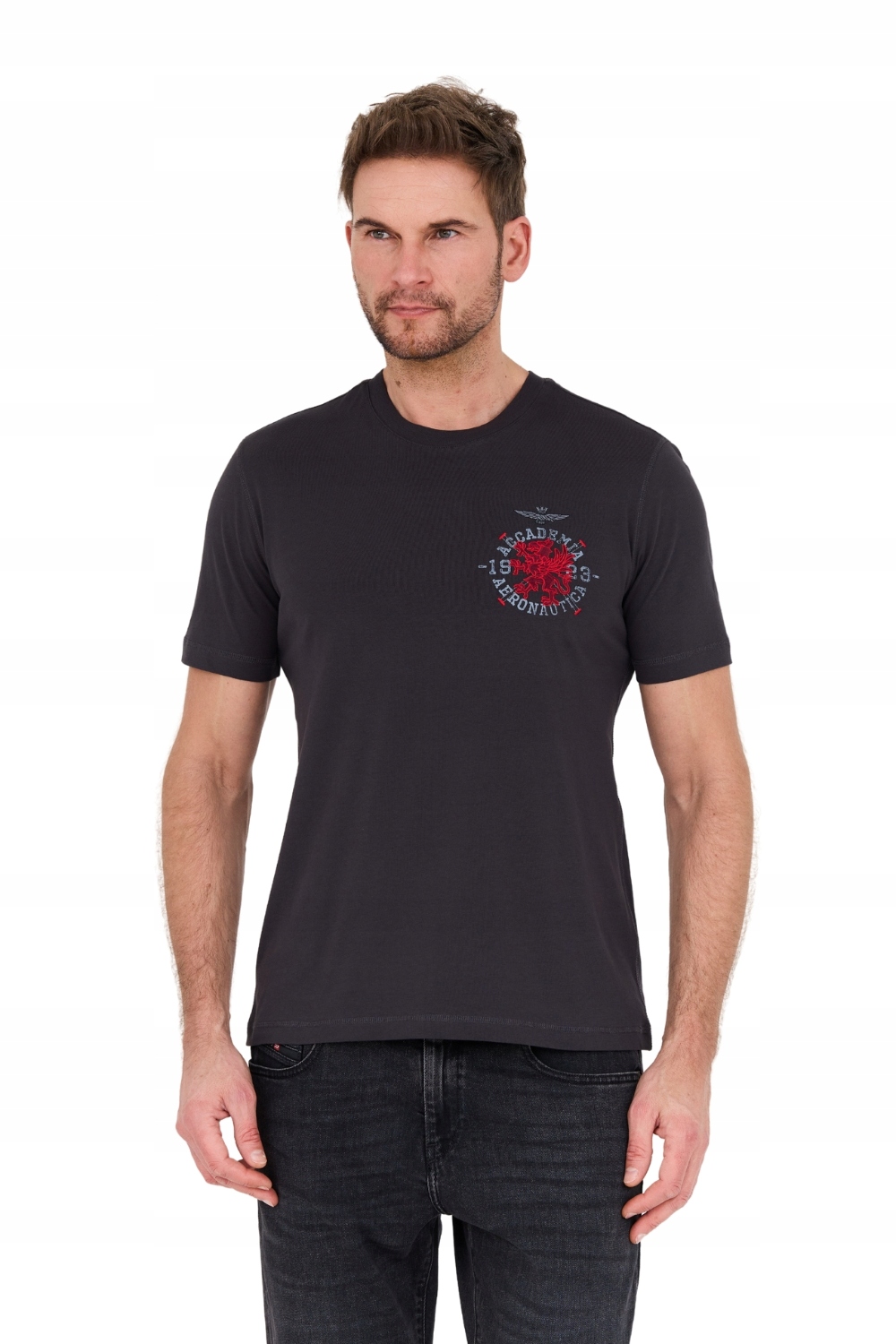 Aeronautica Militare Šedé tričko M.C. XL