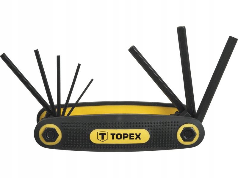 Zestaw kluczy sześciokątnych TOPEX 1.5 - 6 mm 8 el