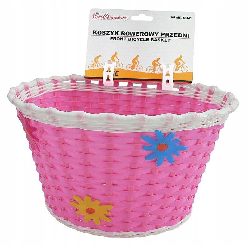 

Koszyk Na Rower Dziecięcy Przedni Różowy