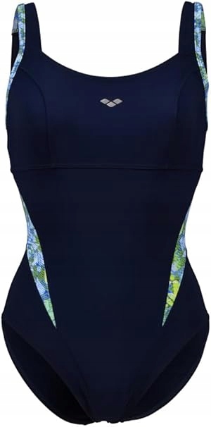 Strój Kąpielowy Arena Bodylift Chiara 36 Navy Soft Green Mul