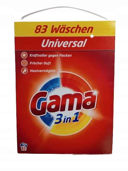 Levně Gama Pulver Prášek Na Praní 4,98 Kg 83 Praní