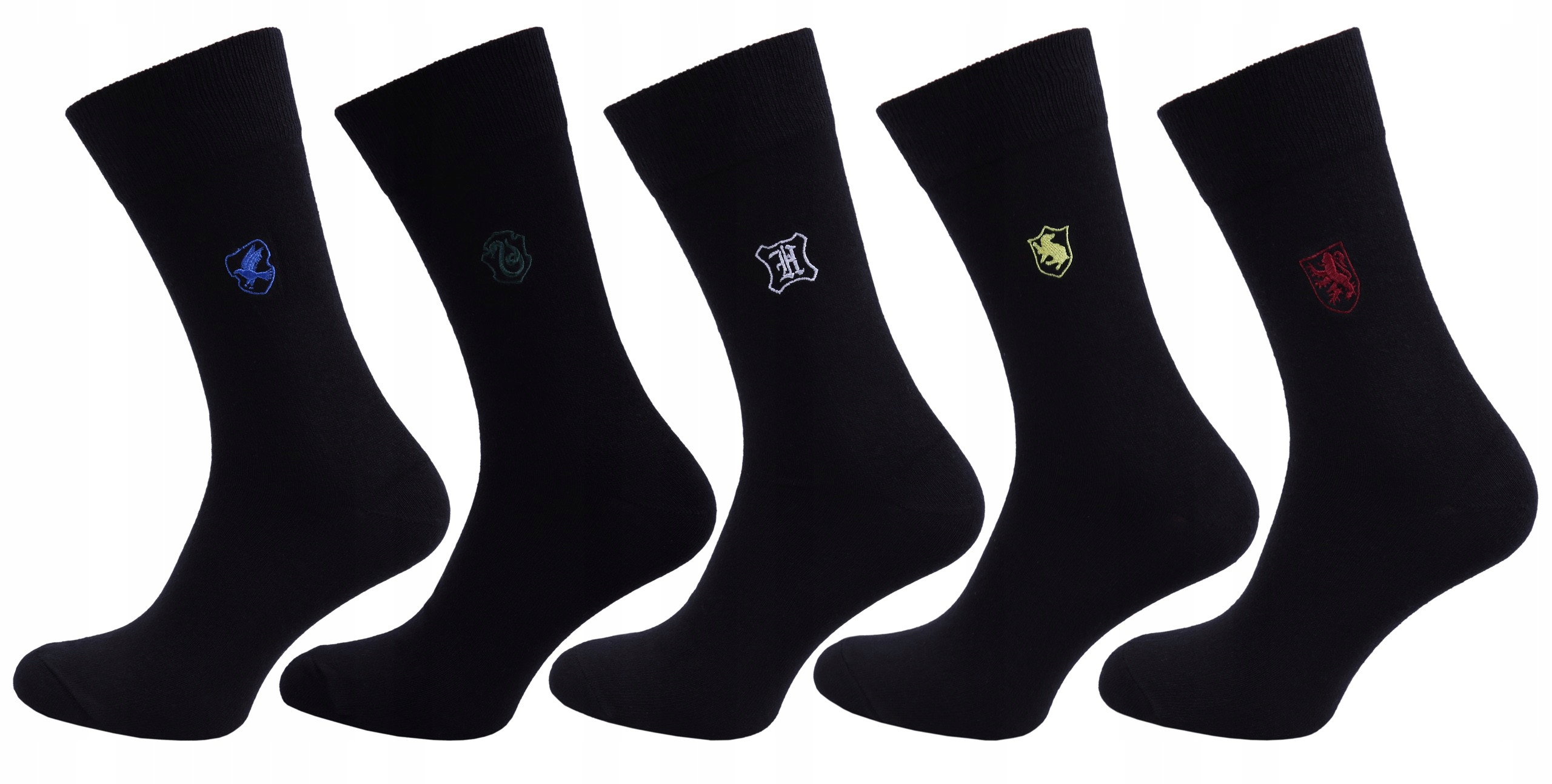 

5x Czarne skarpetki herby Harry Potter 40-42