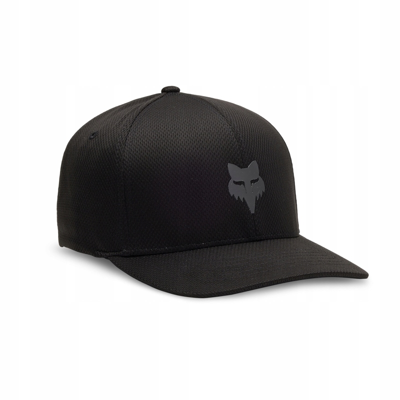 Kšiltovka Fox Head Tech Flexfit Black Charcoal (s/m)
