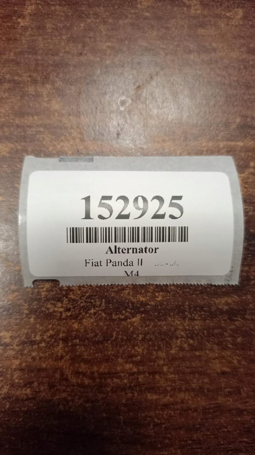 FIAT PANDA II 1.1 ALTERNATOR