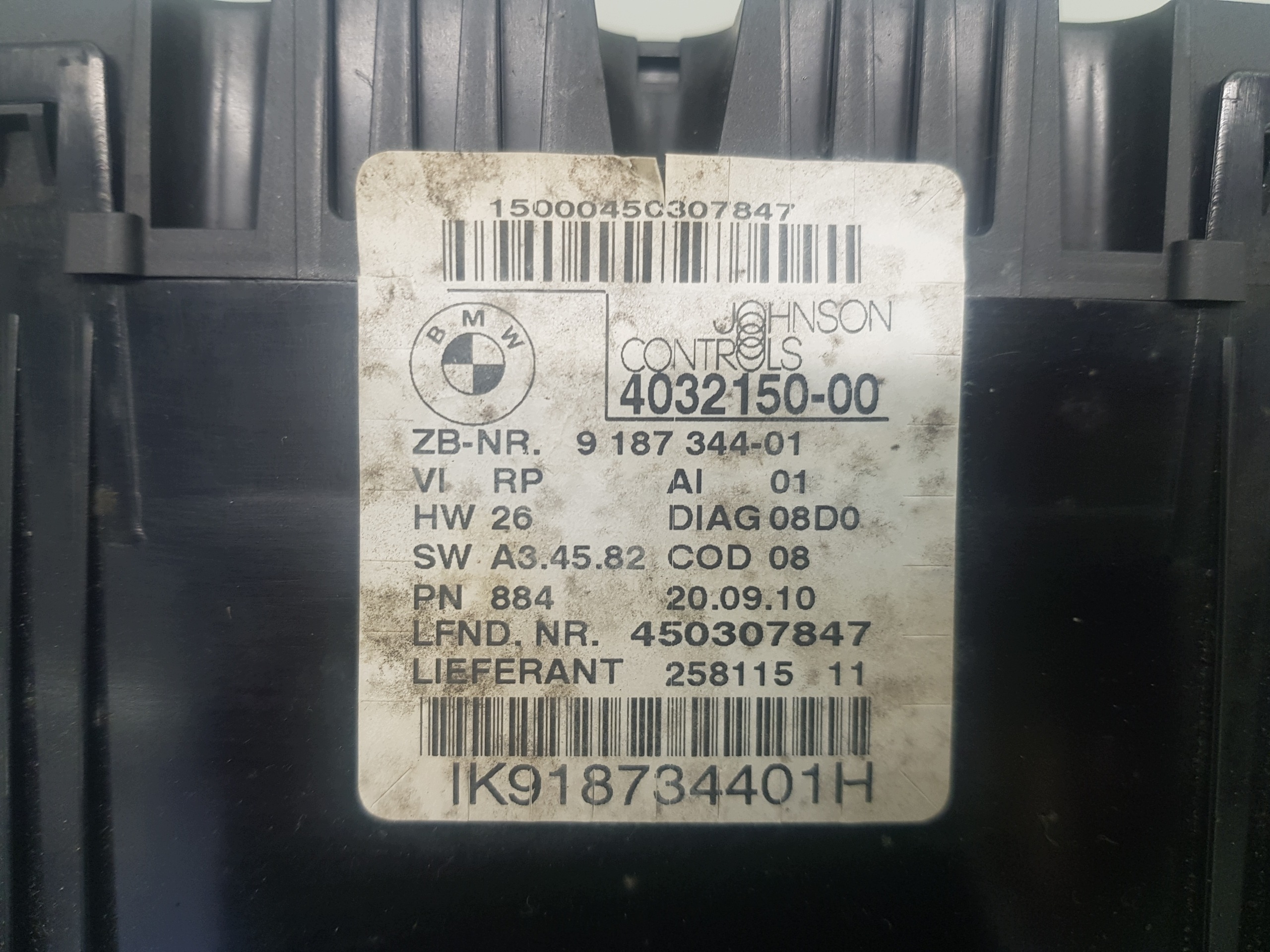 dials dials BMW E91 4032150-00 9187344-01