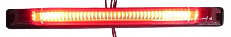 LAMPA OBRYSOWA OBRYSÓWKA LED POMARAŃCZOWA DŁUGA Strona zabudowy uniwersalne