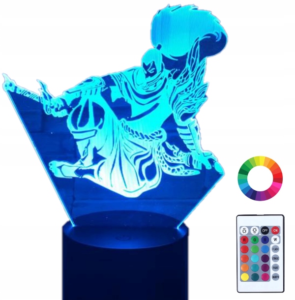 

Lampka Nocna Led 3D League of Legends Yasuo Grawer