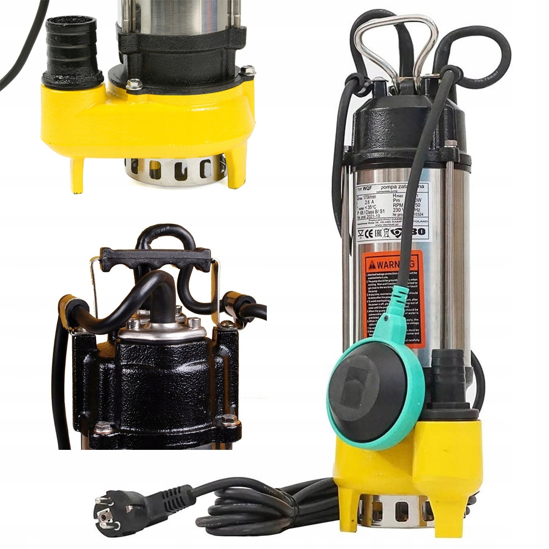 Ponorné Čerpadlo Na Odpadovú Vodu, Žumpa Na Špinavú Vodu S Plovákom Wqf 180 Ibo