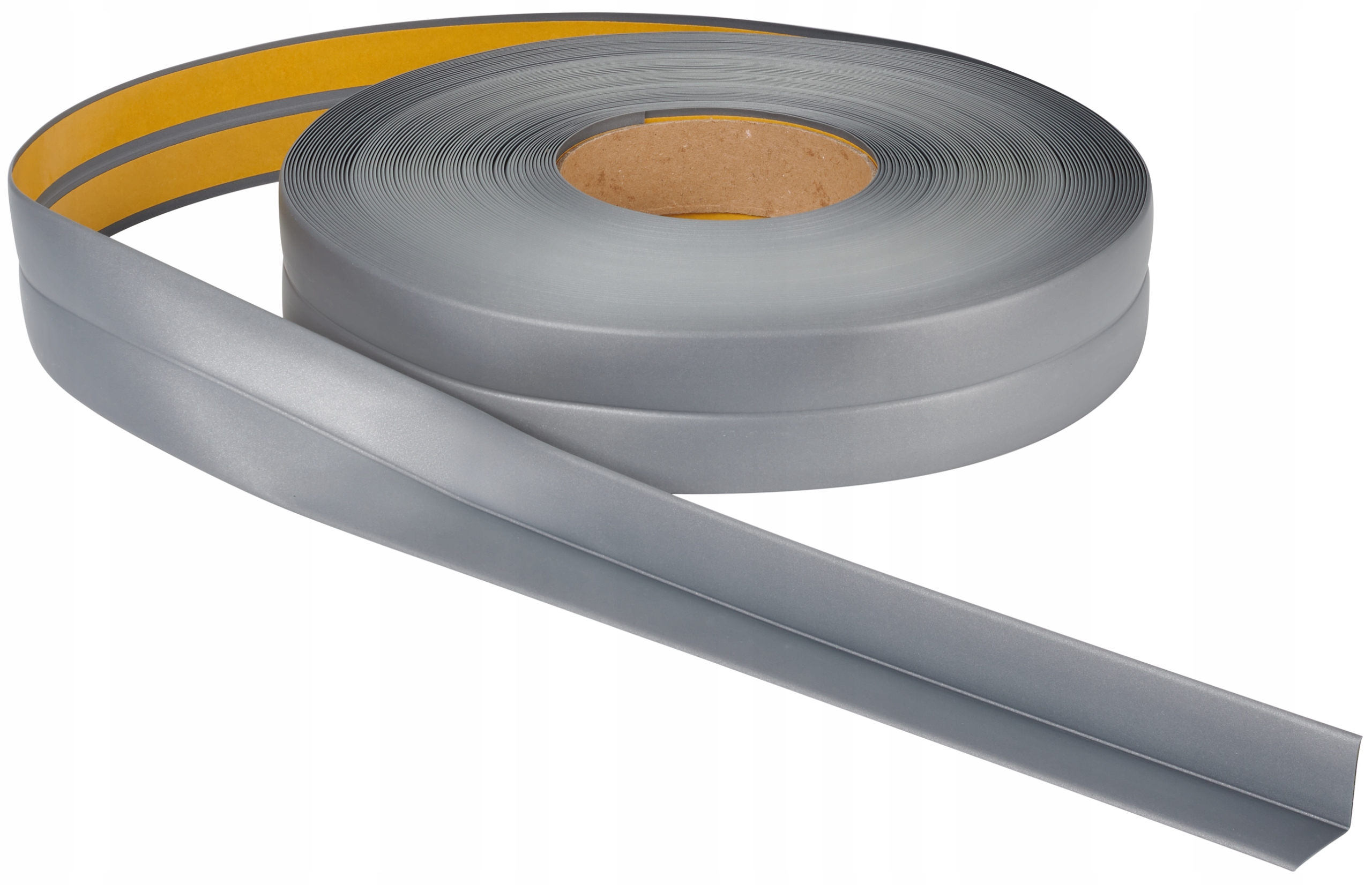 Pvc Dokončovací Lišta 30x30 30 m Šedá Metalíza Elastická
