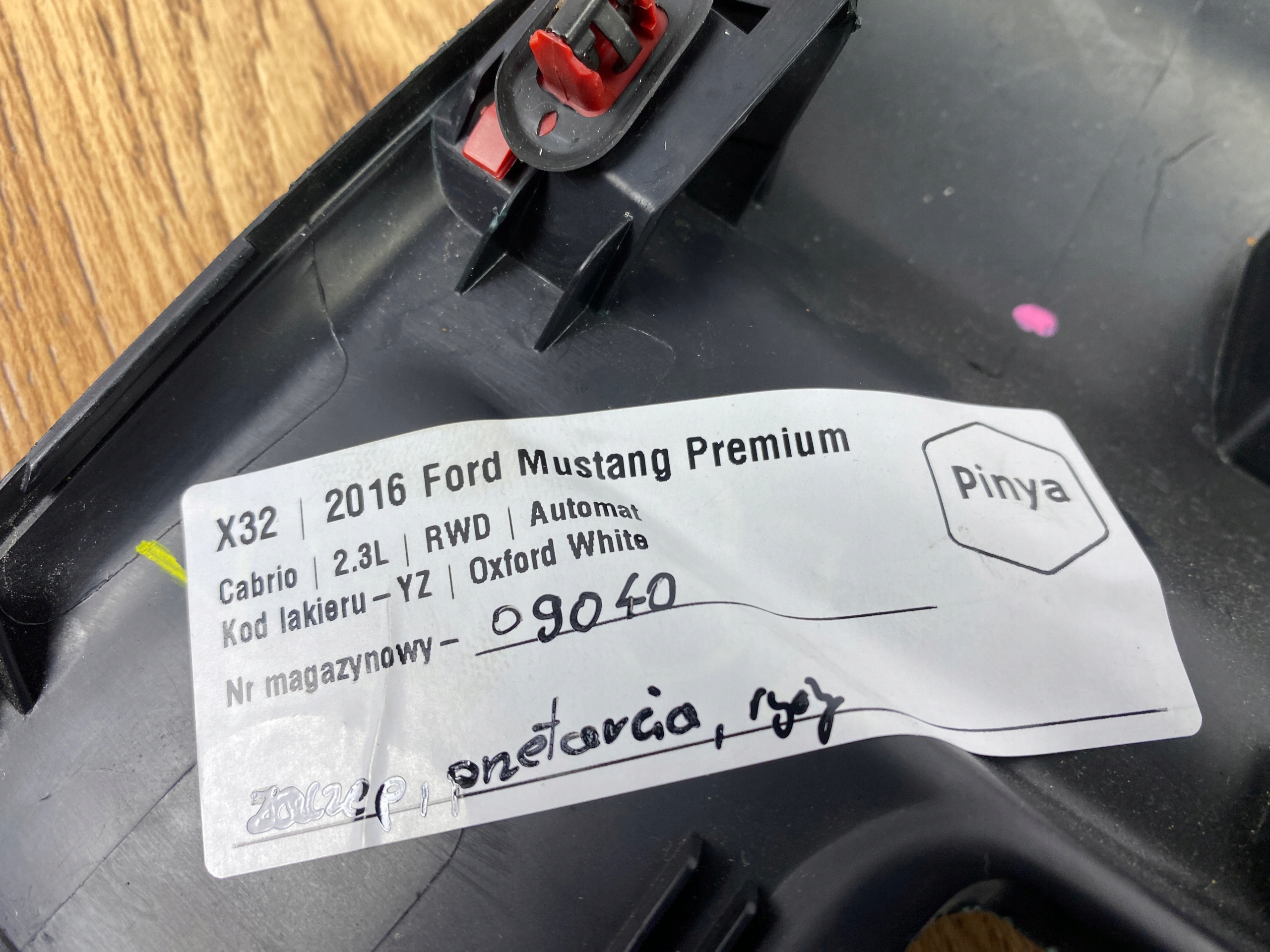 cover pillar A left panel Ford Mustang 2015+ USA