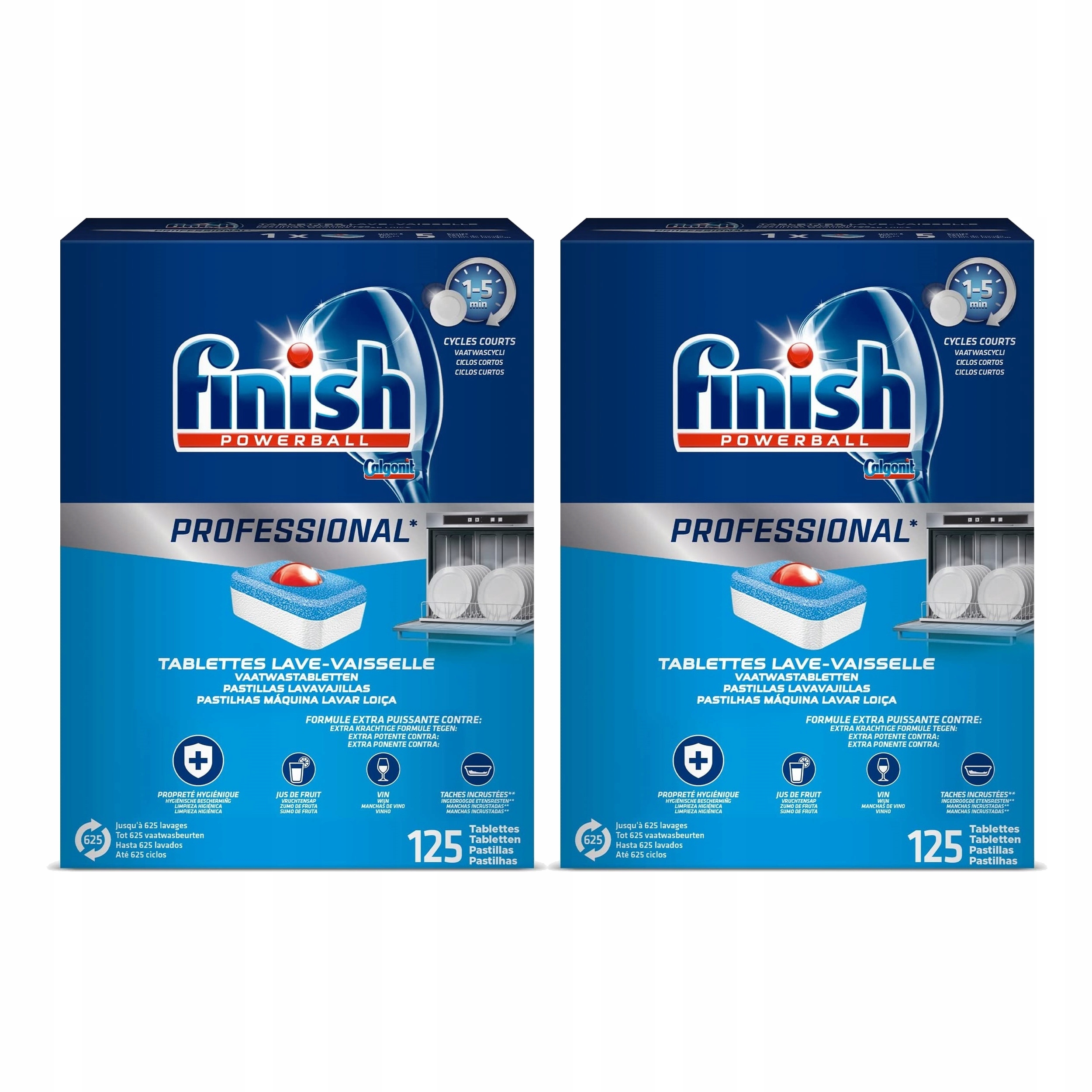 Levně Tablety do myčky Finish Powerball Professional 2x 125 ks