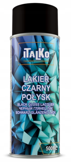 

Italko spray akrylowy czarny połysk 500ML