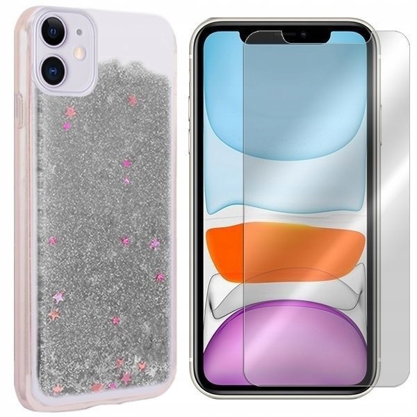

Etui Do Iphone 11 Pokrowiec Case Brokat + Szkło 9H