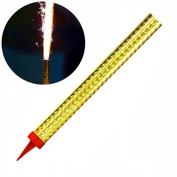 FONTANNA URODZINOWA ŚWIECZKA RACA NA TORT 1szt