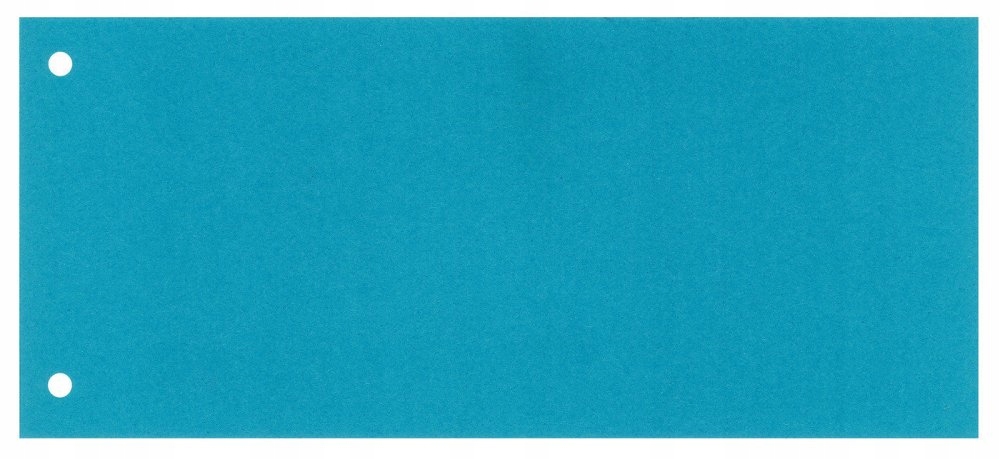 Przekładki do segregatora 1/3 A4 karton NIEBIESKIE