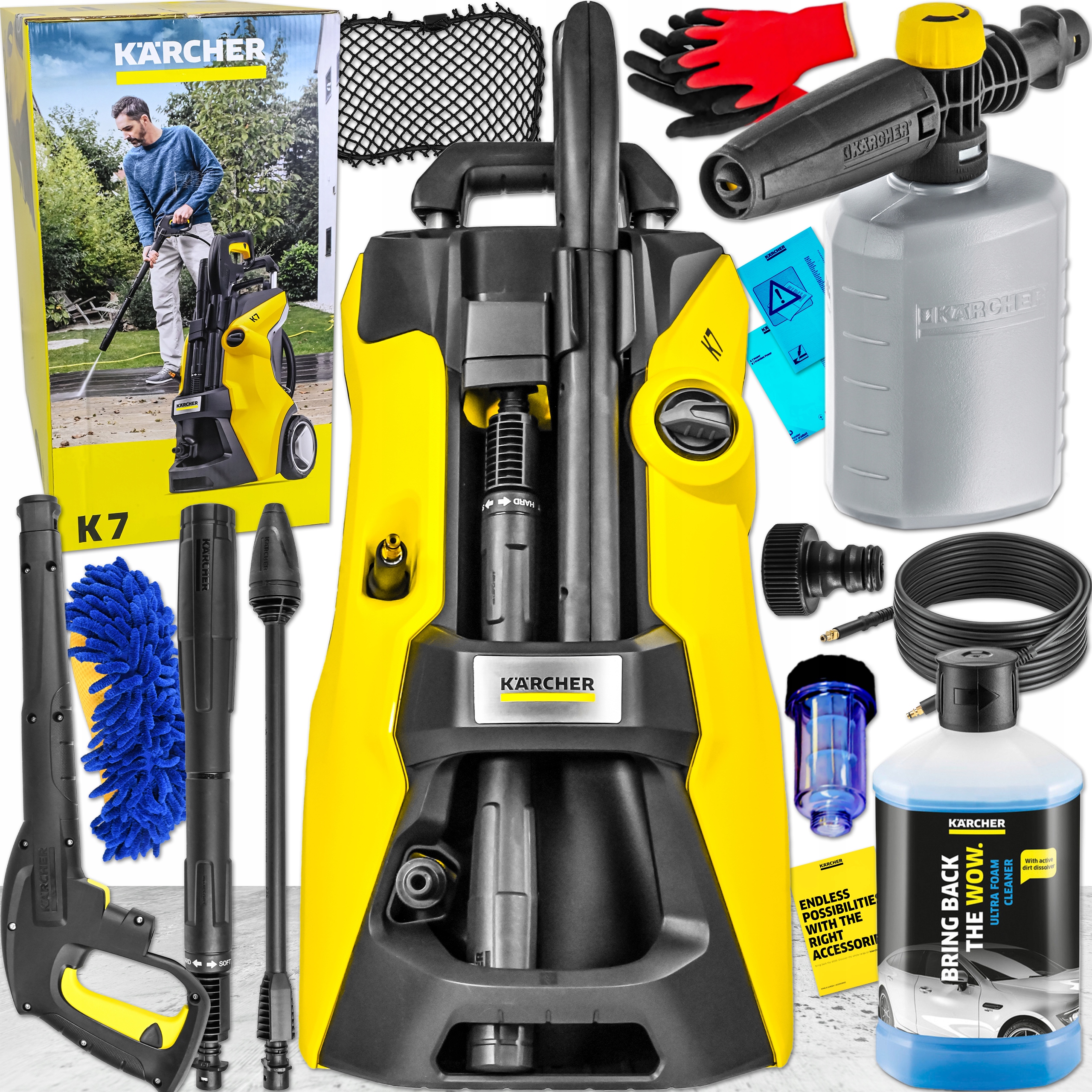 Мийка високого тиску KARCHER K7 POWER + пінопласт
