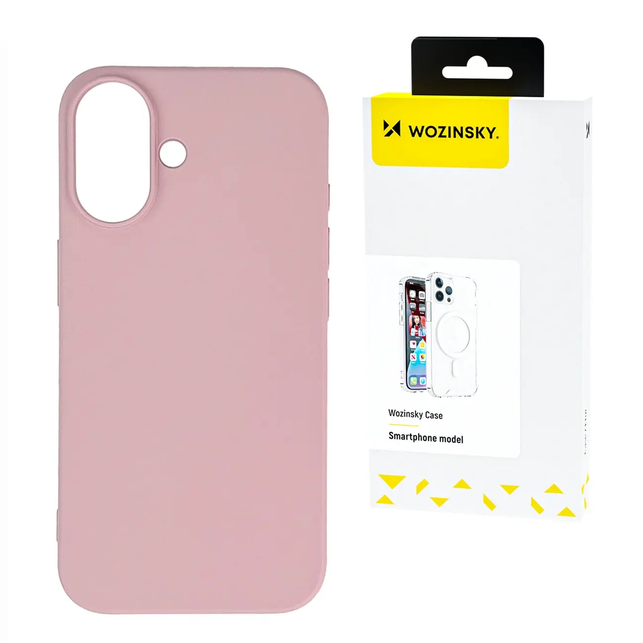 Silikonowe etui Wozinsky Silicone Case na Samsung Galaxy S24 Fe różowe