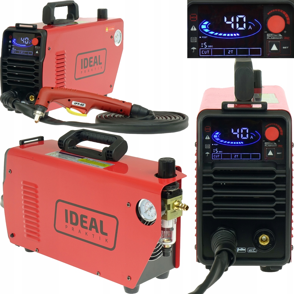 Ideal Przecinarka plazmowa 230V 40A Praktik Plasma 41 Led cięcie do 16mm