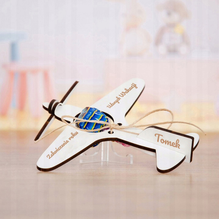 SAMOLOT PREZENT NA LIZAKA ZAKOŃCZENIE ROKU SZKOLNEGO SZKOŁA PRZEDSZKOLE Stan opakowania oryginalne