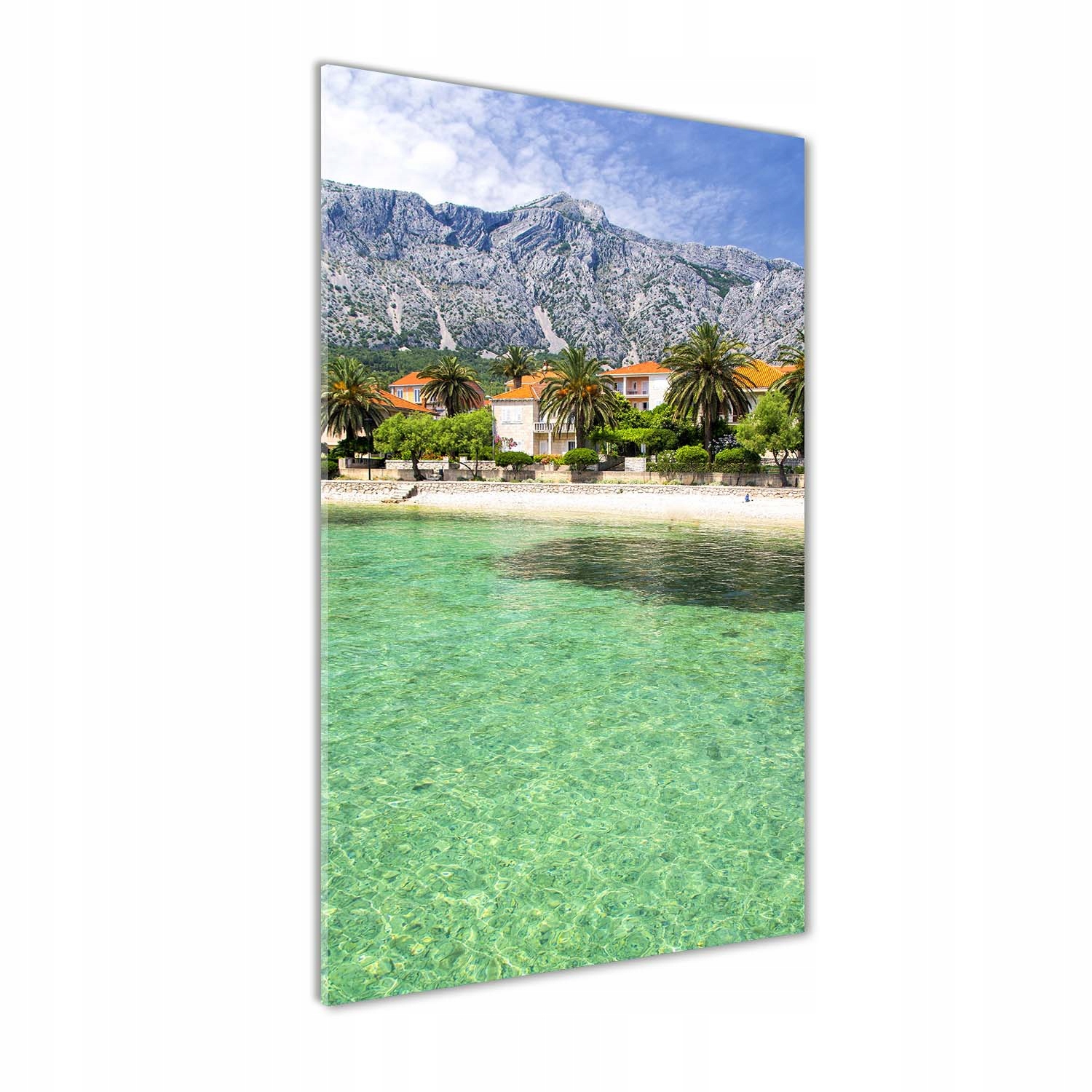 

Foto obraz na szkle Plaża w Chorwacji 50x100 cm