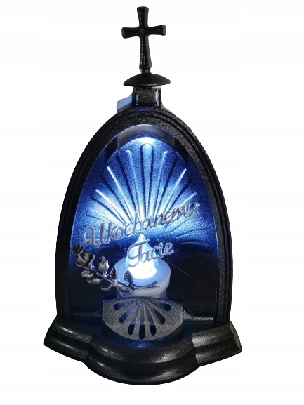 Znicz Lampion LED Kochanemu Tacie R-166A