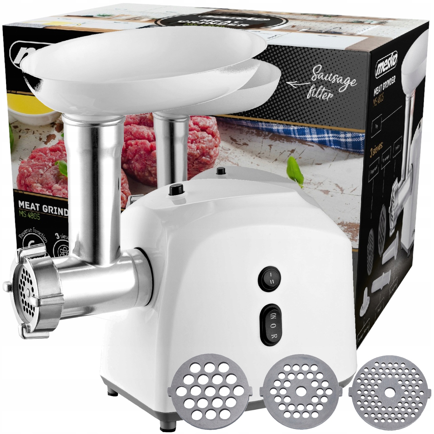 Elektrický Mlynček Na Mäso 1500 W 3SITA