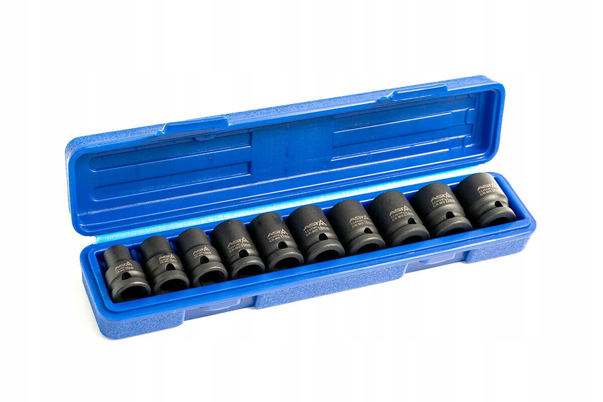 Zestaw Nasadki Krótkie Udarowe 1/2'' Nasadek 10-24