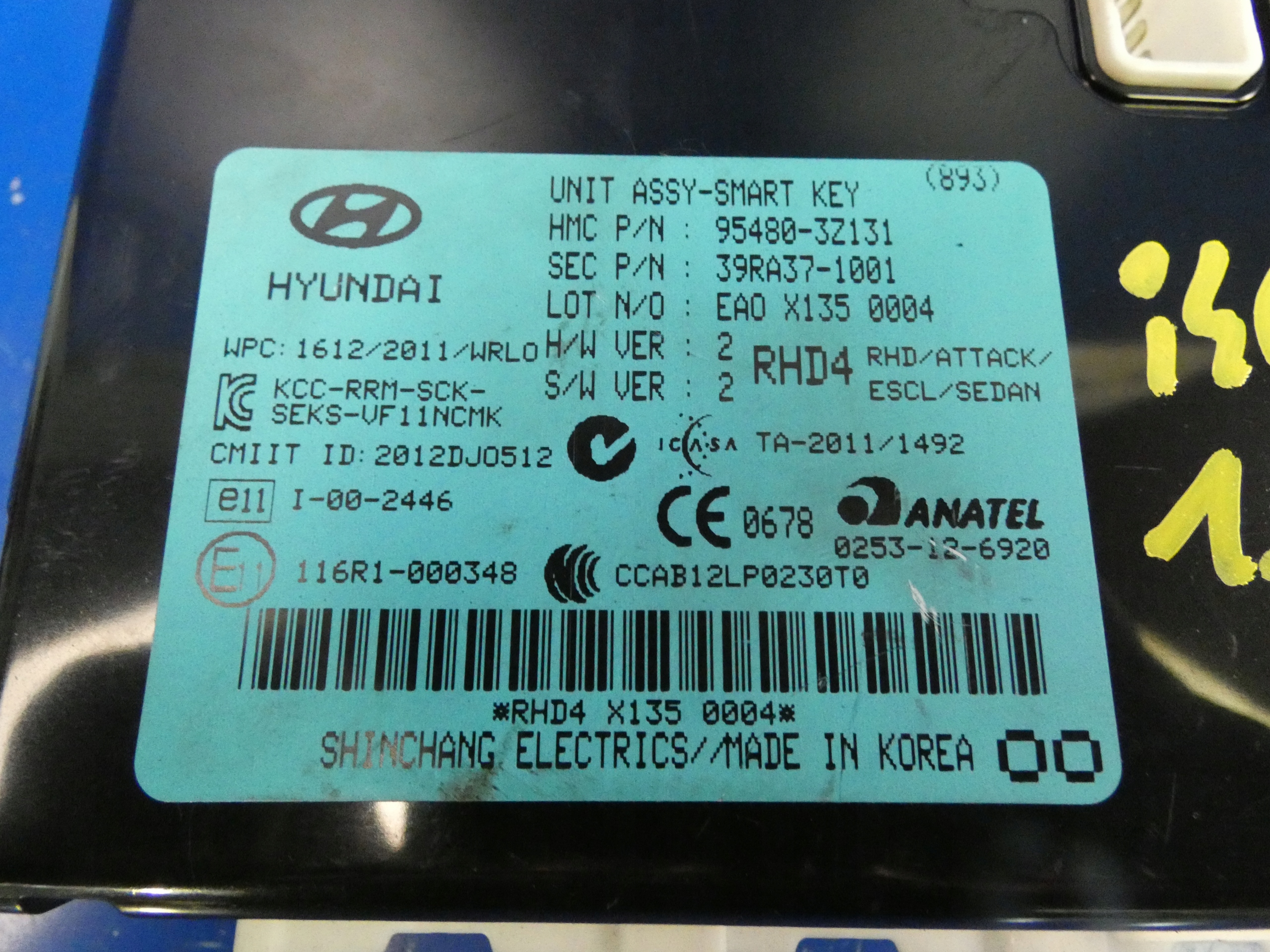 HYUNDAI I40 modul Bedienteil KEYLESS