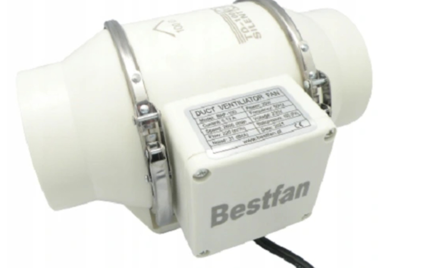 

Wentylator Kanałowy BHF-200 Bestfan 200mm 900m3/h