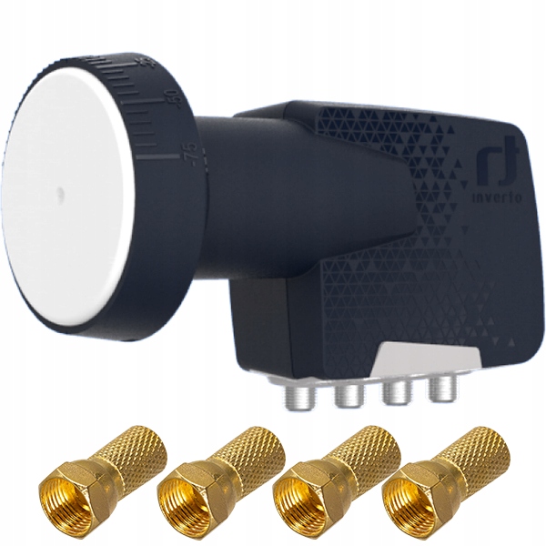 

Konwerter Satelitarny Quad Black Premium Inverto