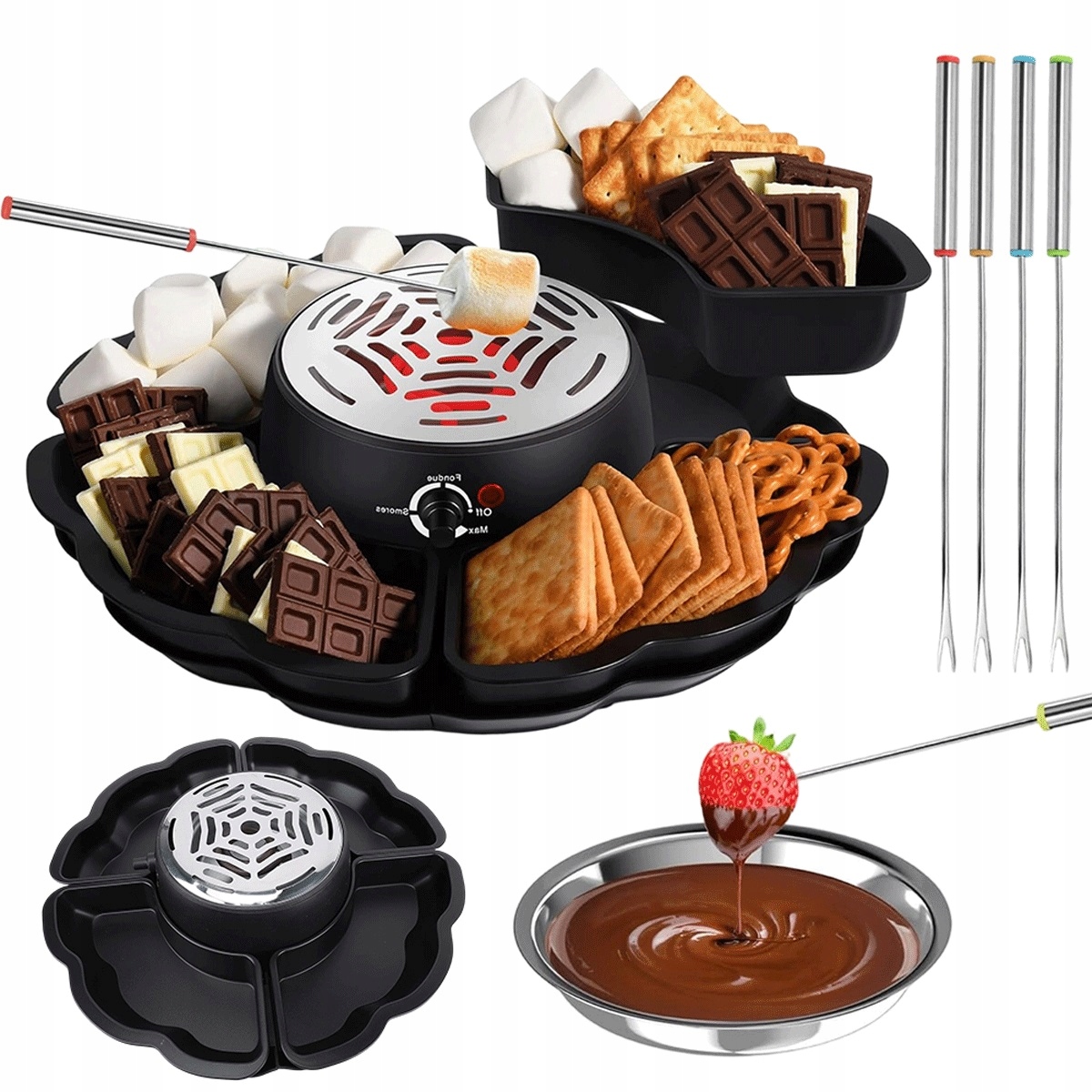 Čokoládový hrnek na fondue Sada na fondue Ideální odolný přenosný pro pár