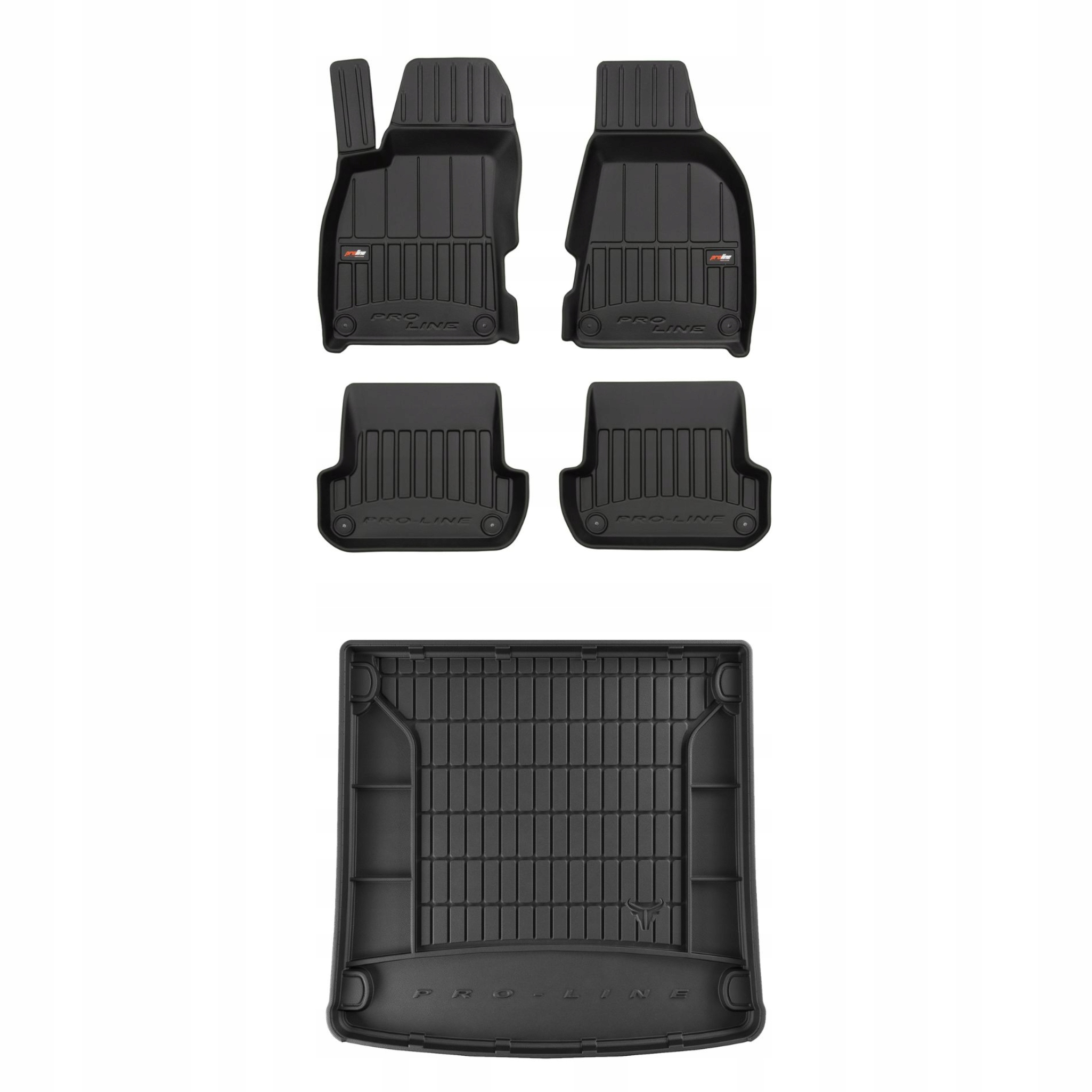 Sada gumových kobercov a rohoží pre Audi A4 B6 00-06