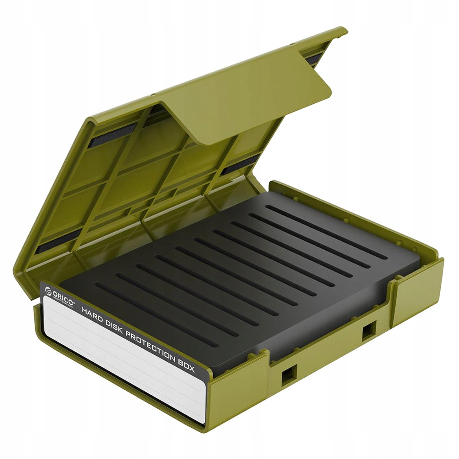 Hard Drive Case, with Label Anti Static Portable Docking Station, Green Kod producenta 12777030377