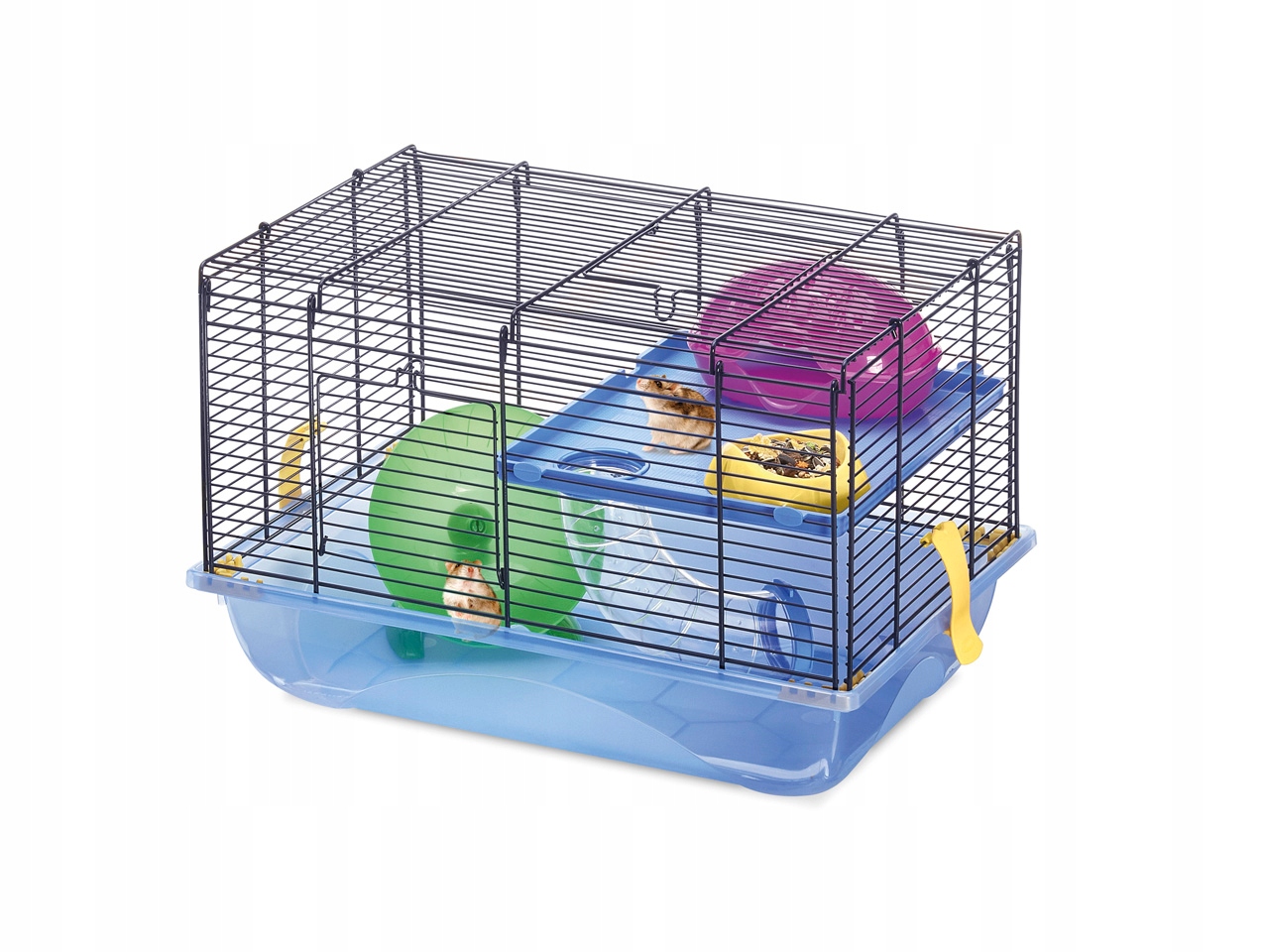 Easy 100, klec pro hlodavce/králíčka, modrý avio, 100 x 54,5 x 45 cm
