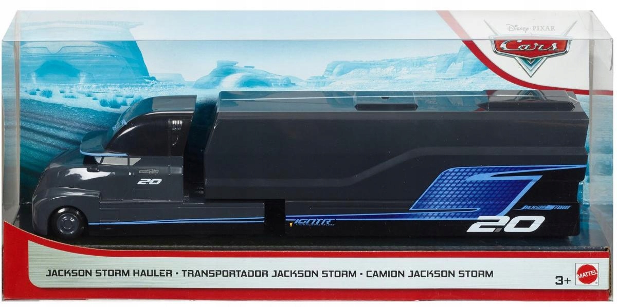 MATTEL CARS JACKSON STORM HAULER TIR 1:55 METAL !