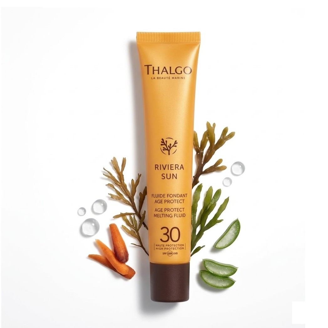 Protivráskový pleťový fluid SPF30 Riviera Sun Thalgo 50 ml