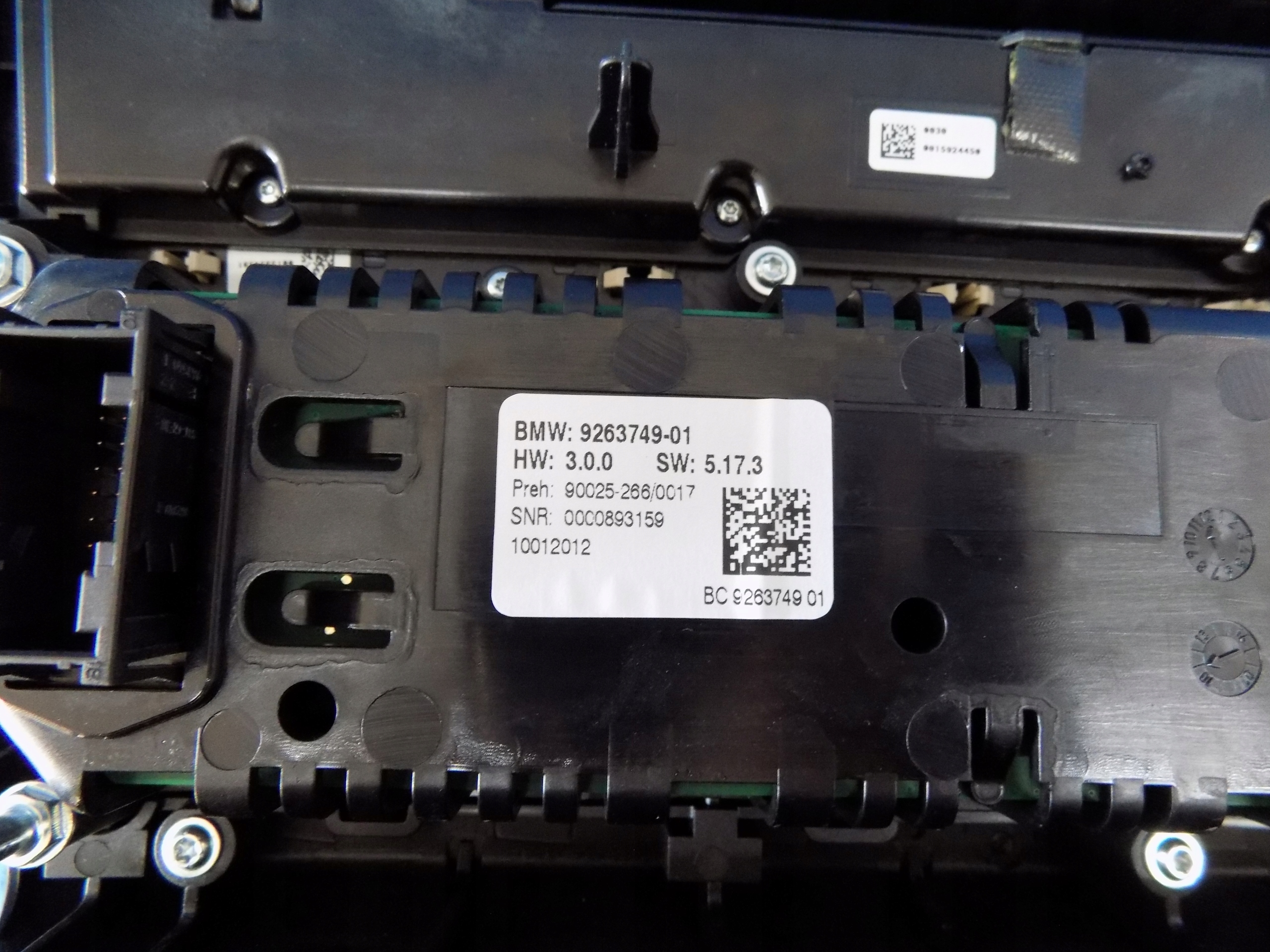 COMANDI CLIMA RADIA BMW 5 F10 2012R 3,0B