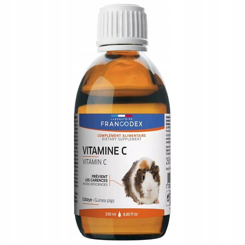 Levně Vitamín C Pro Morčata, Doplněk Stravy Pro Prevenci 250 ML